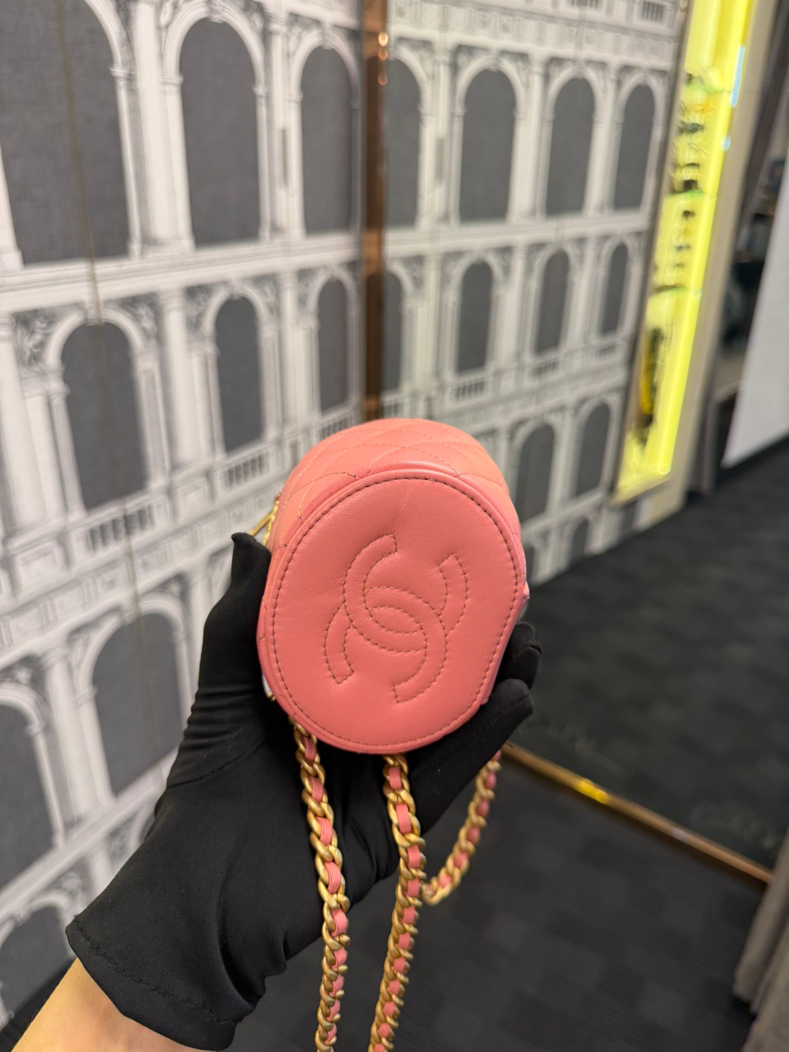 CHANEL MINI VANITY PINK BAG