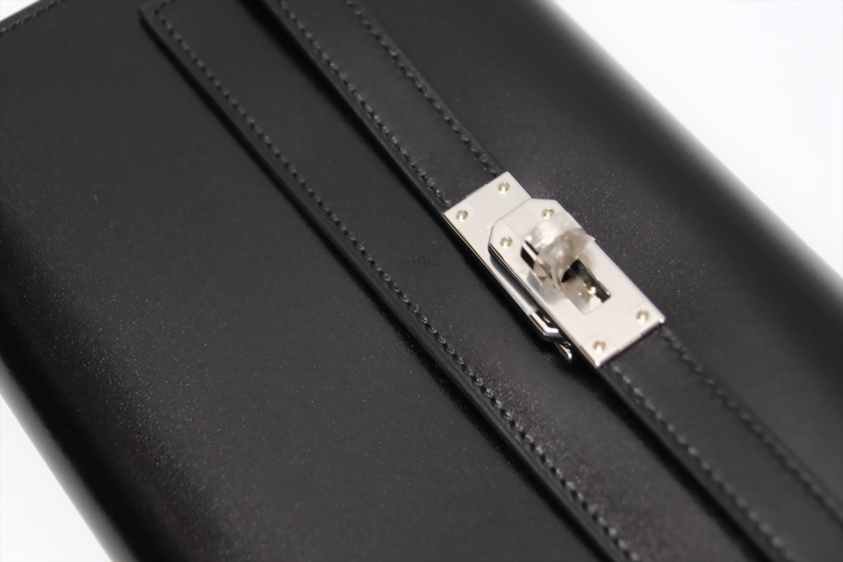 HERMES KELLY TO GO BOX LEATHER  PHW
