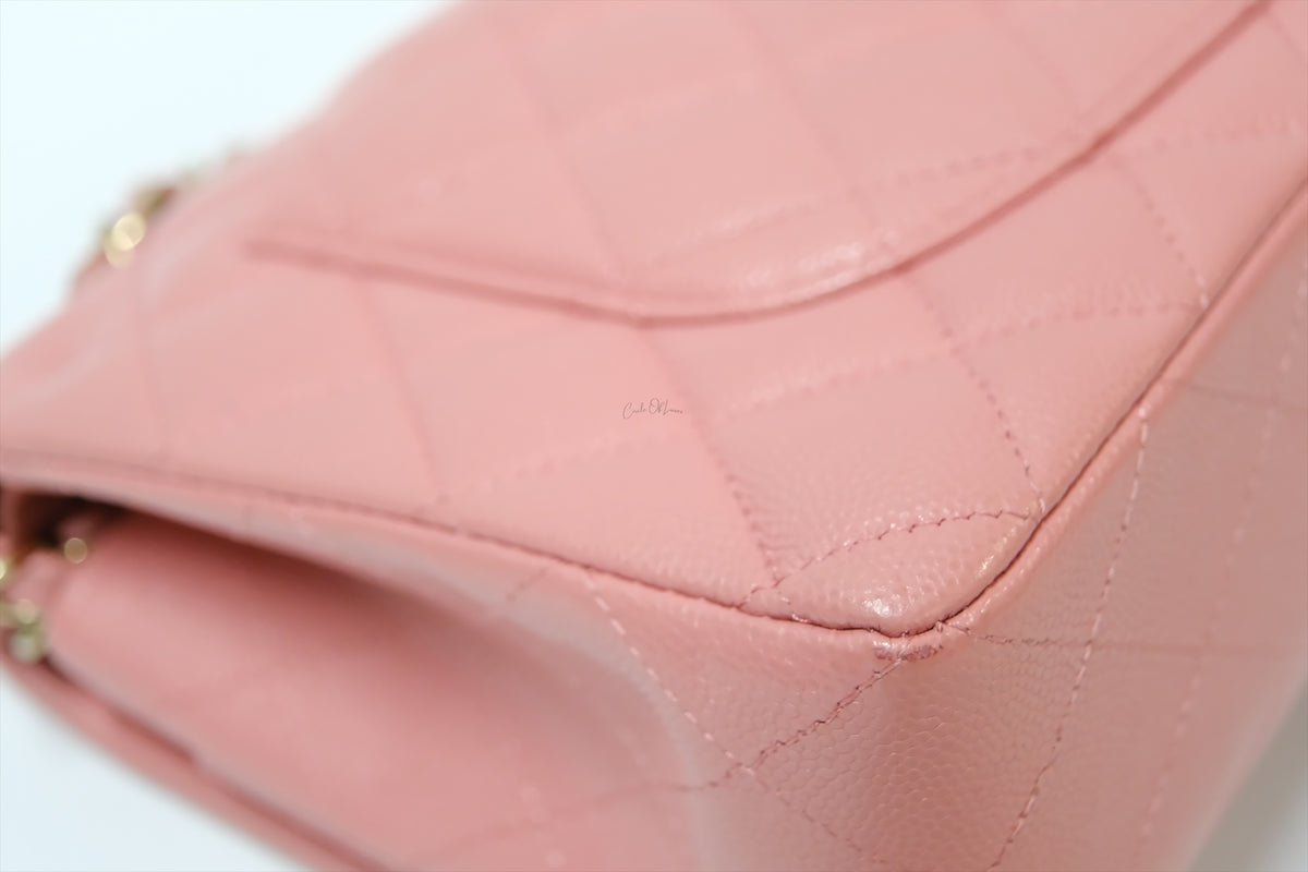 CHANEL CLASSIC SMALL PINK GHW