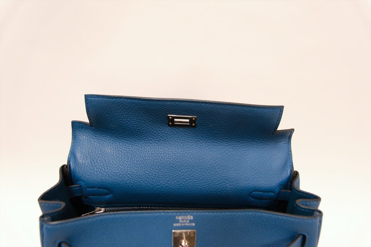 HERMES KELLY 25 TOGO ROUTINE STAMP X PHW