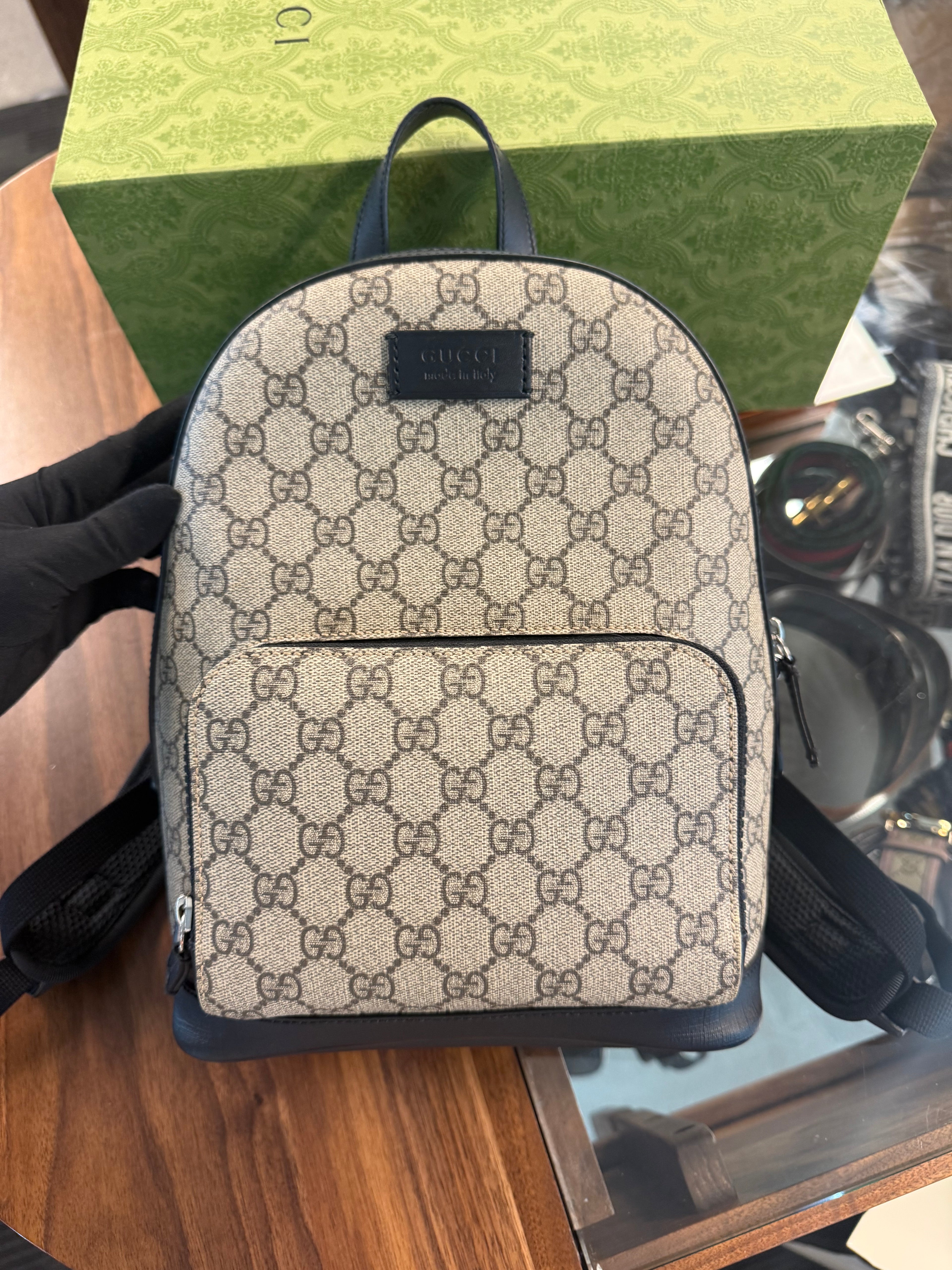 GUCCI SMALL EDEN BACKPACK SUPREME CANVAS
