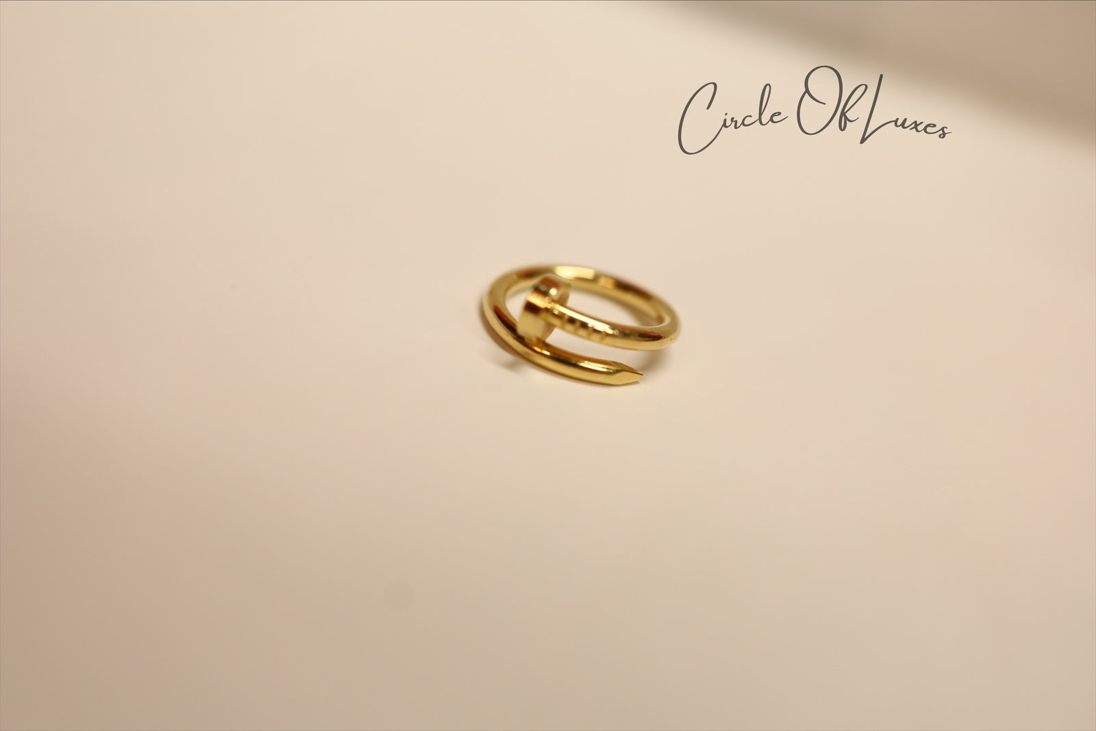 CARTIER JUC UN CLOU RING YG SIZE 55