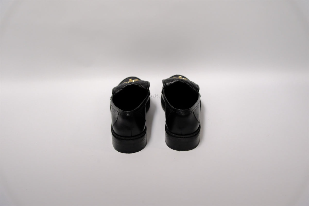CHANEL LOAFER BLACK SIZE 41