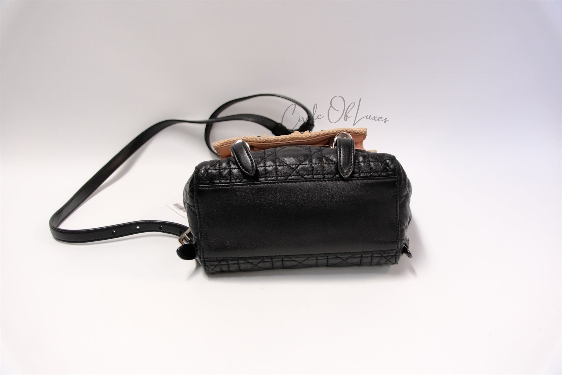 MINI CANNAGE LAMSKIN FLORAL BACKPACK