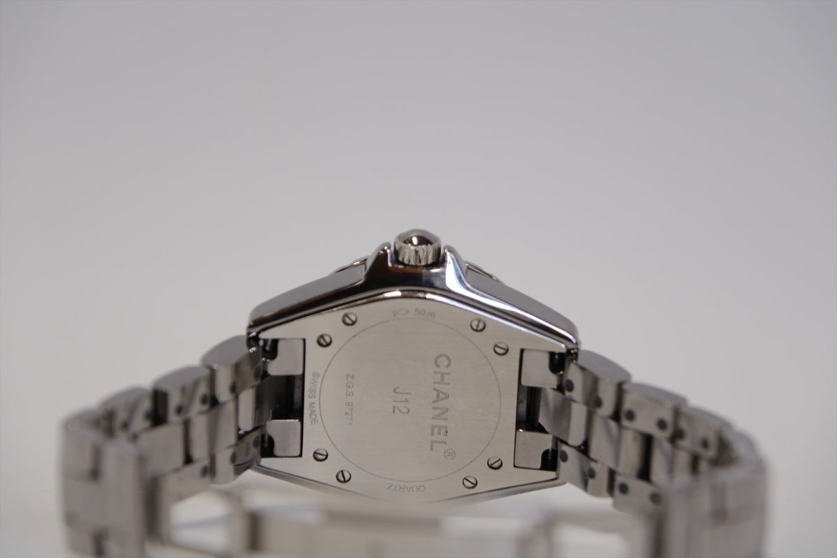 CHANEL J12 CHROMATIC PINK DIAL DIAMOND WATCH 33 MM