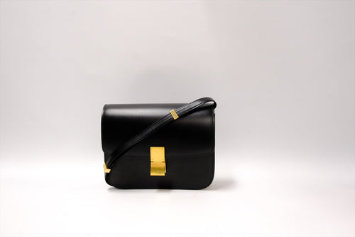 CELINE BLACK CLASSIC BOX BLACK GHW