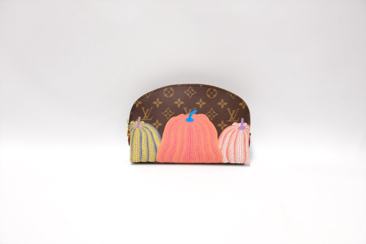 LOUIS VUITTON X YAYOI KUSAMA “PUMKIN” COSMETIC POUCH SIZE GM