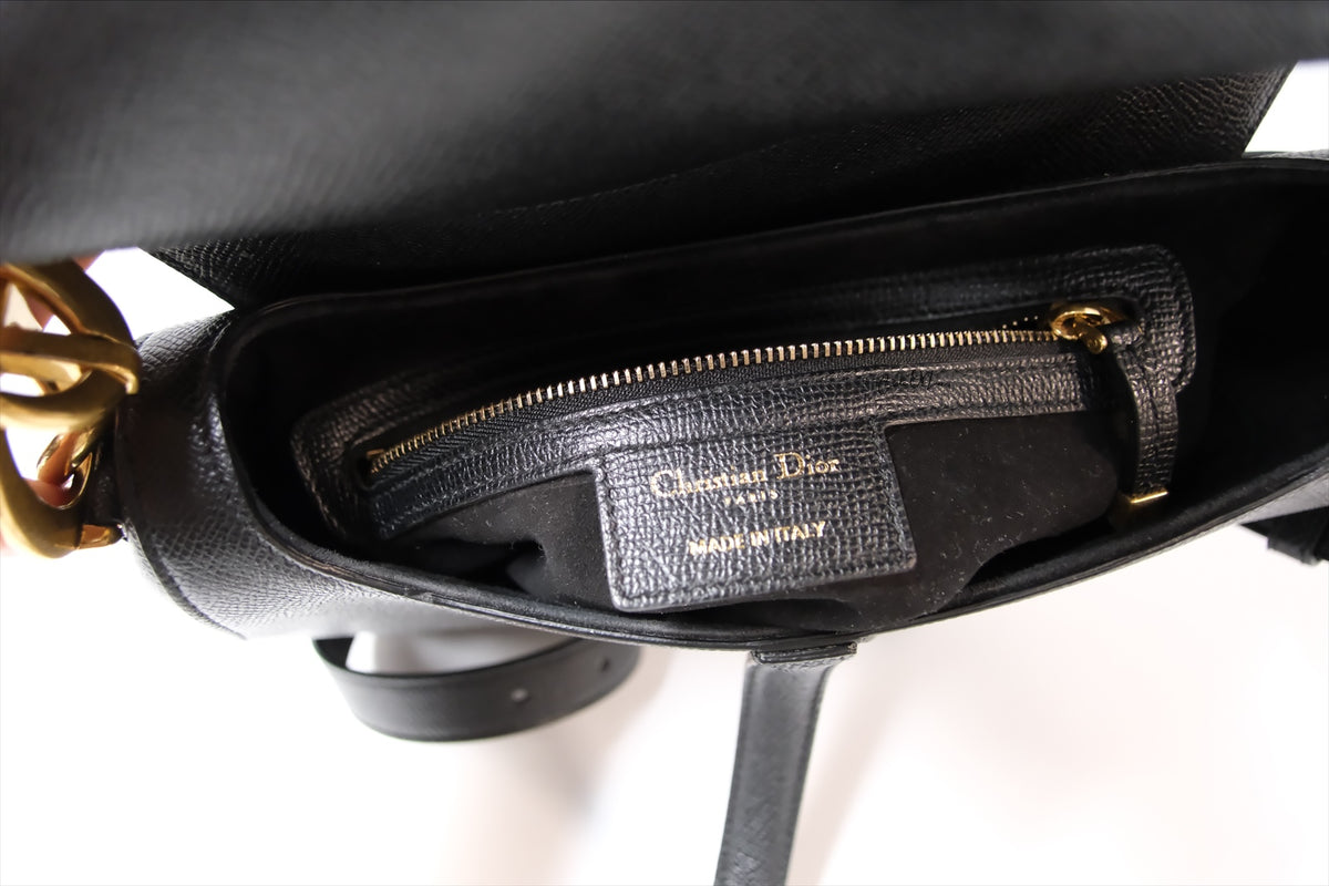 DIOR SADLE DIOR BLACK MEDIUM