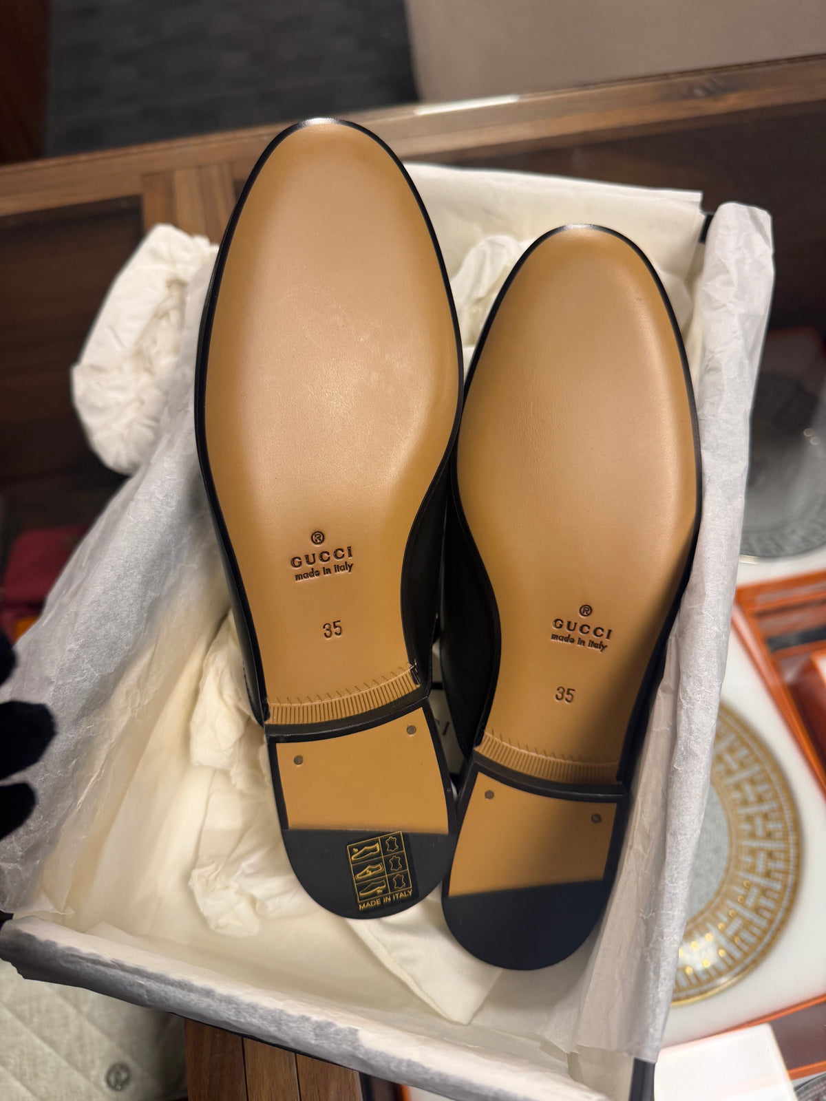 NEW GUCCI LOAFER BLACK 35