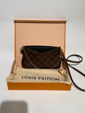 LOUIS VUITTON PALLAS MONOGRAM /NOIR CLUTCH