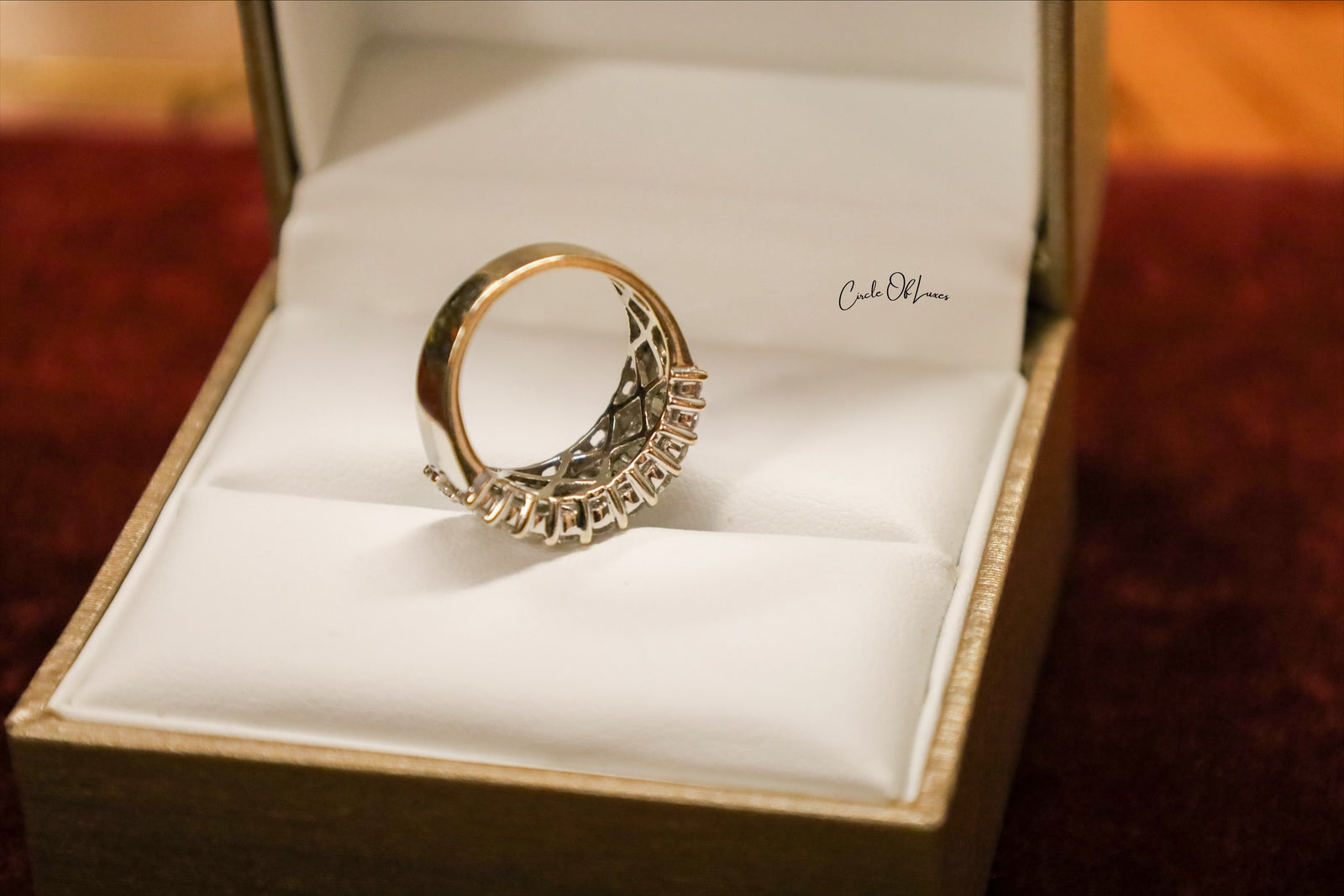 Platium 24 Baguette Cut Diamonds Ring