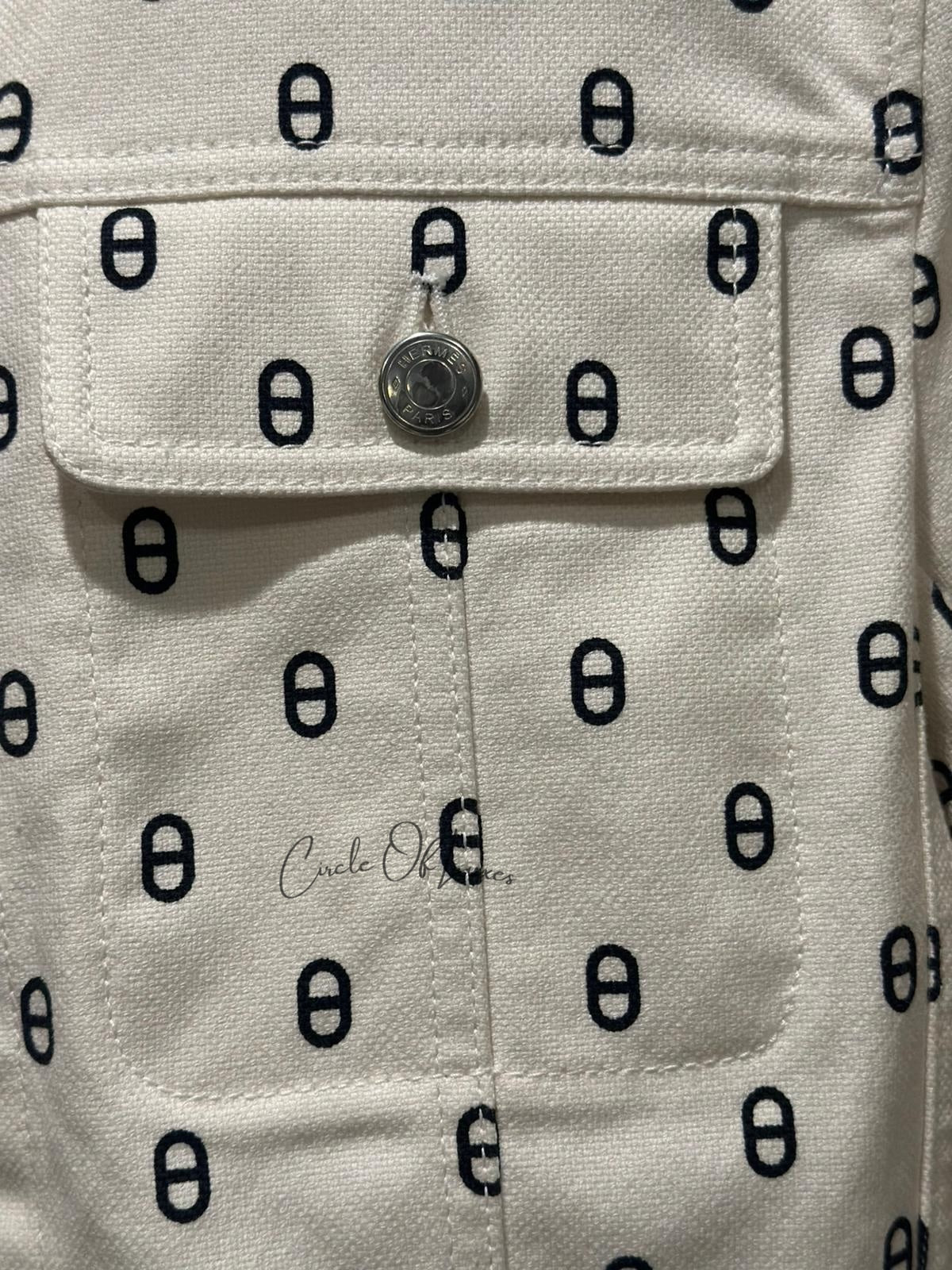 HERMES "Chaine d'Ancre" DENIM JACKET SIZE 40