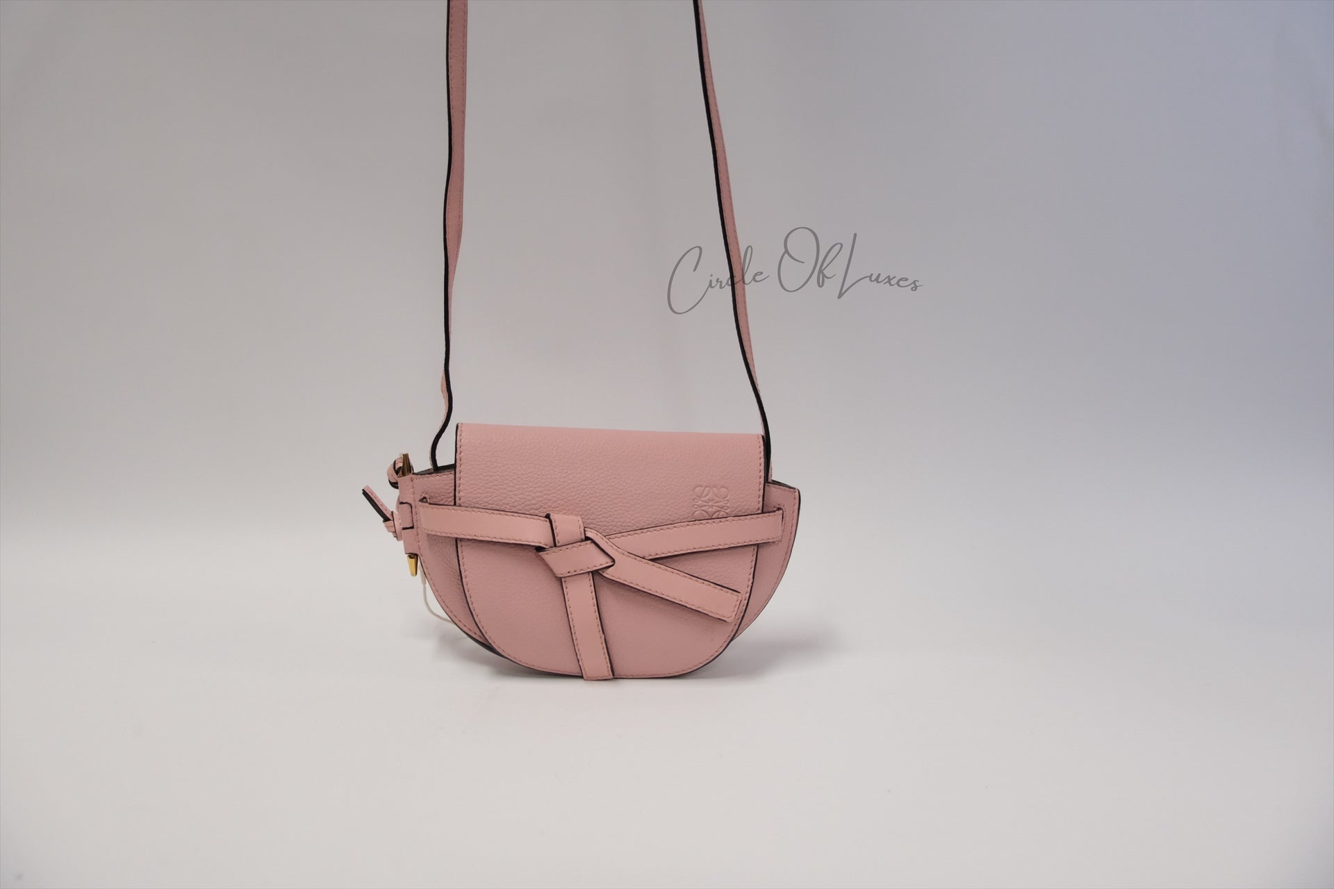LOEWE MINI GATE CUIR ROSE PINK