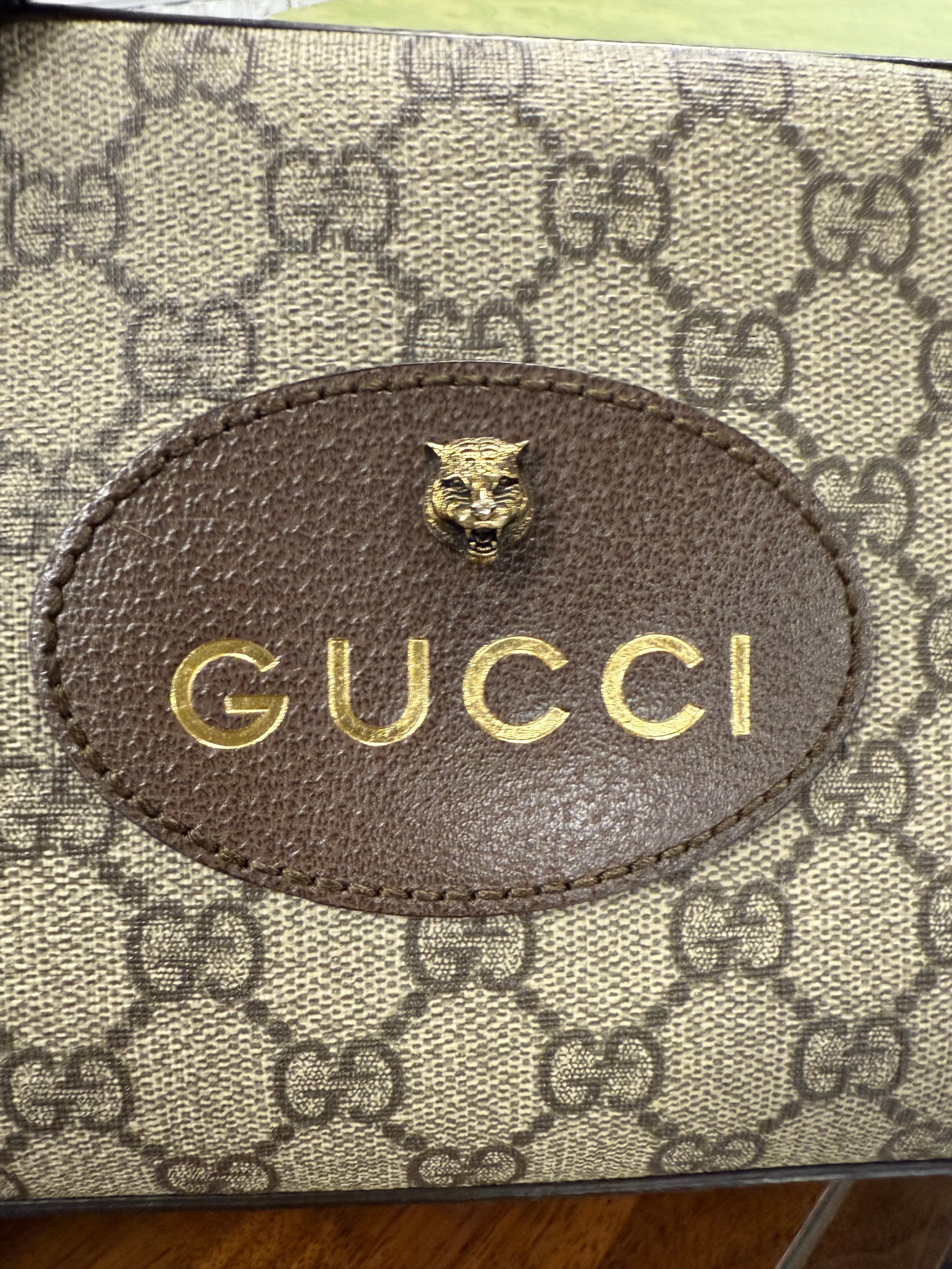 GUCCI NEO SUPREME CANVAS MESSENGER BAG