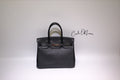 HERMES BIRKIN 30 NOIR EPSOM PHW