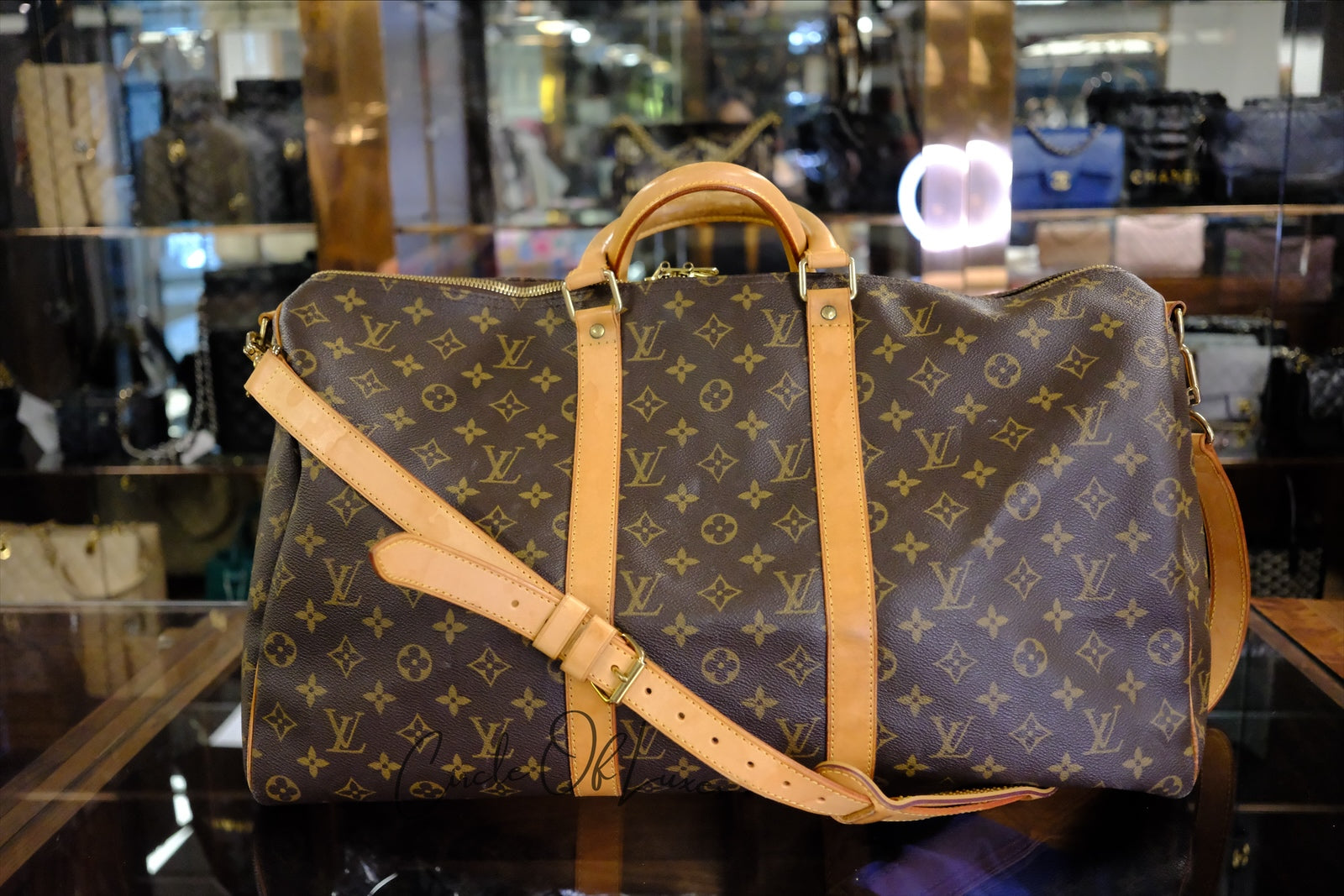 Louis Vuitton Keepall 55 Bandoulière  Monogram
