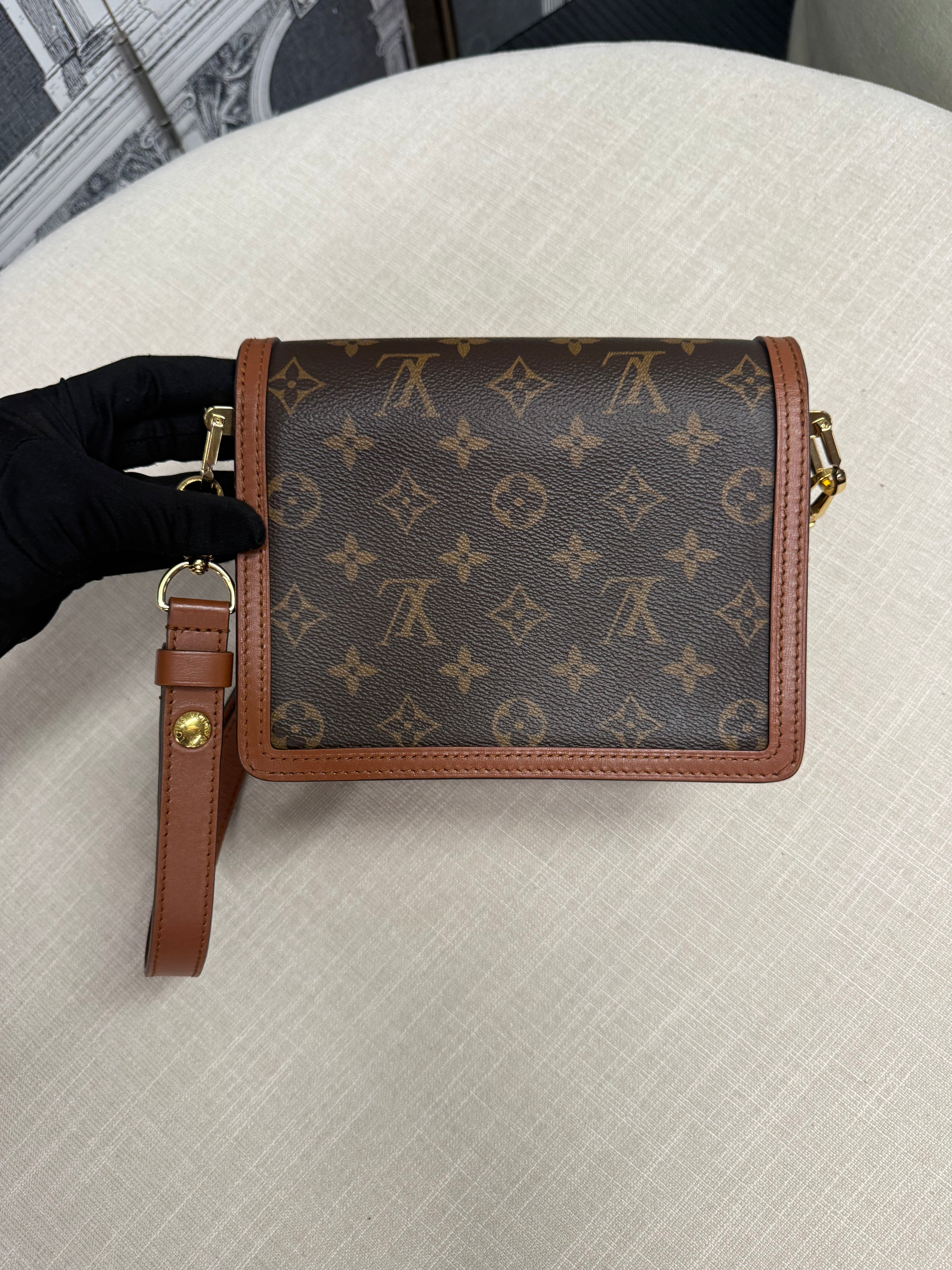 LOUIS VUITTON MINI DAUPHINE MONOGRAM REVERSE