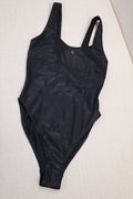 CHANEL 24C ONE-PIECE
SWIMSUIT BLACK WITH CRYSTAL SIZE 38