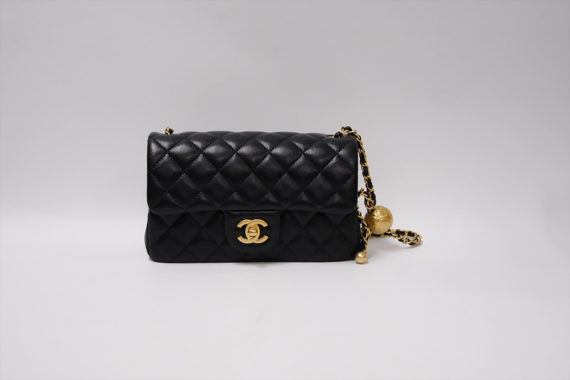 CHANEL MINI RECTANGLE PEARL CRUSH GHW