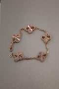 VANCLEEF & ARPEL GUILLOCHE 5 MOTIF GOLD 18K