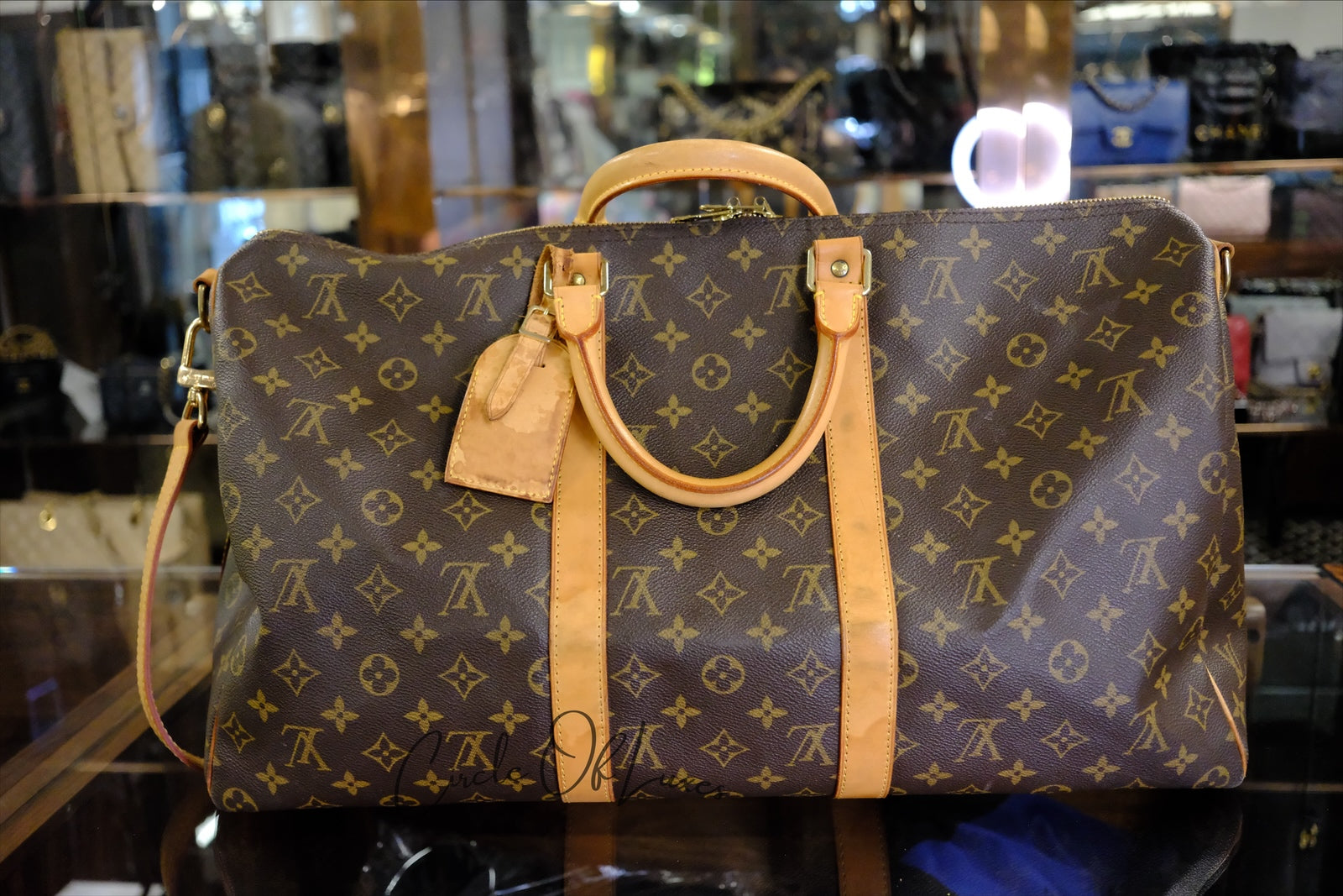 Louis Vuitton Keepall 55 Bandoulière  Monogram