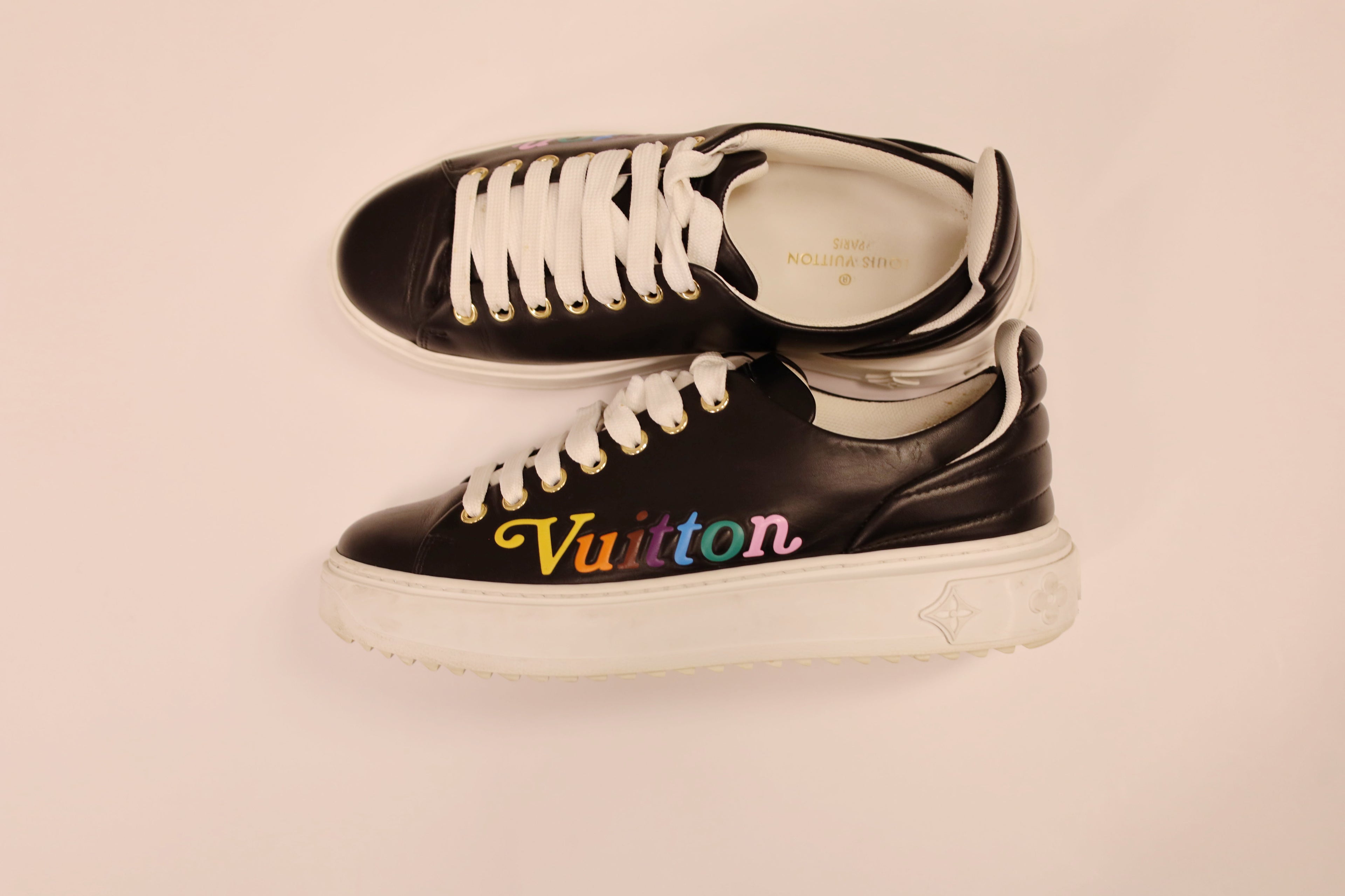 LOUIS VUITTON TIME OUT BLACK SIZE 36.1/2