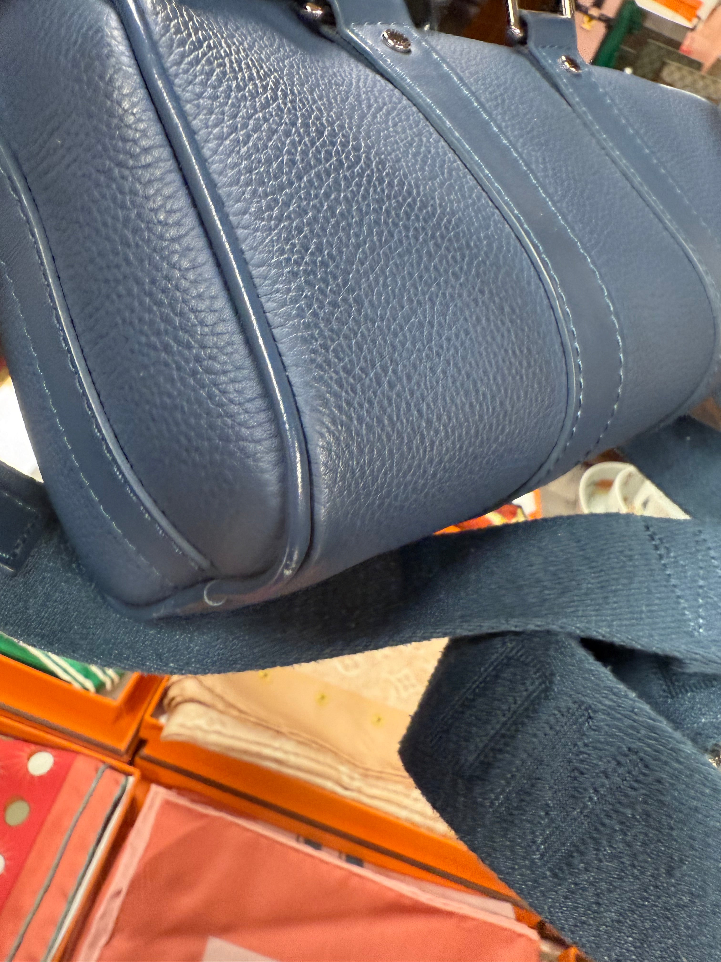 LOUIS VUITTON KEEPALL BLUE