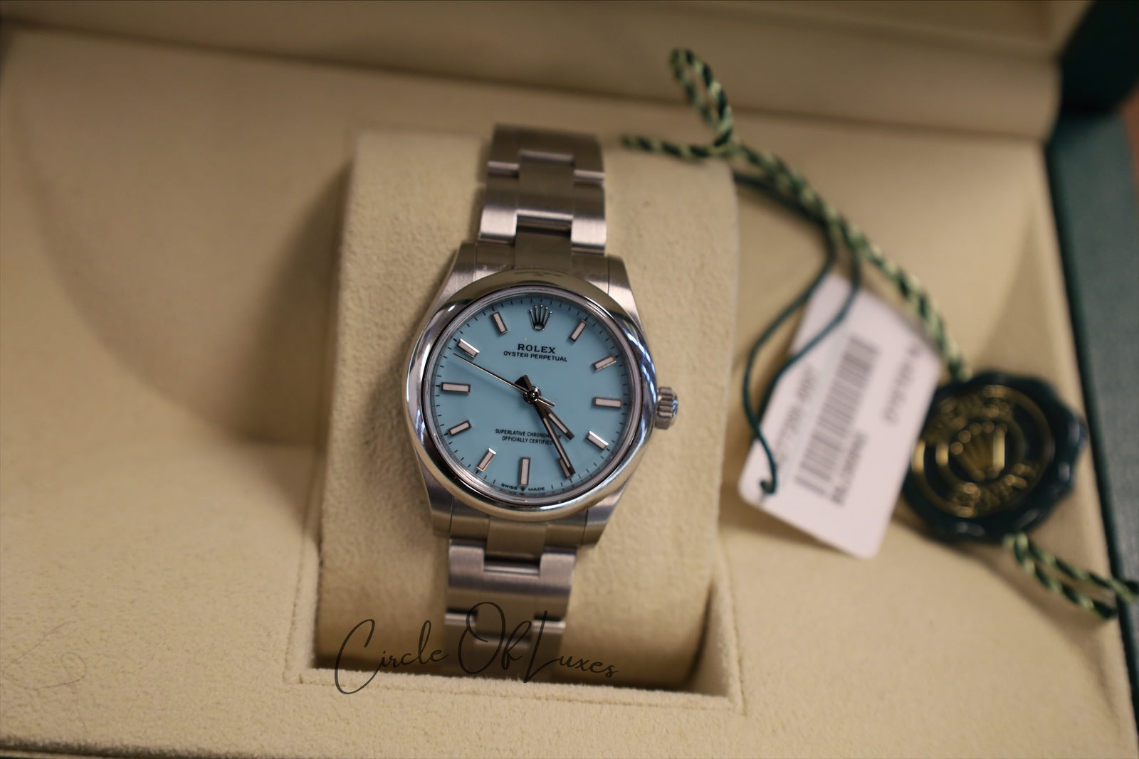 ROLEX  TIFFANY OYSTER PERPETUAL 31mm
