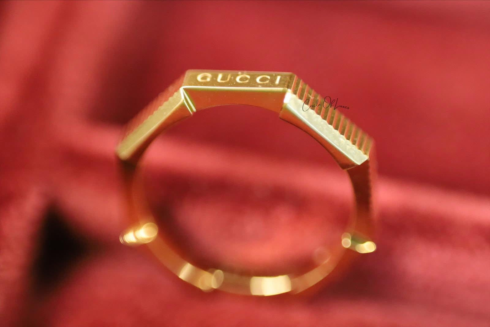 GUCCI 18K RING SIZE 12