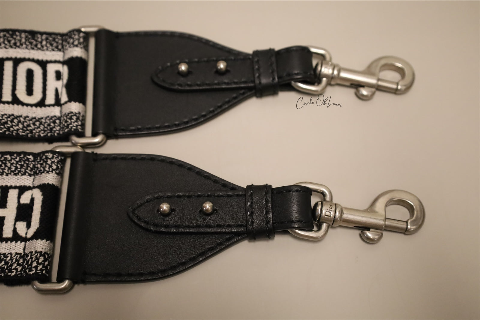 CHRISTIAN DIOR STRAP BLACK/WHITE