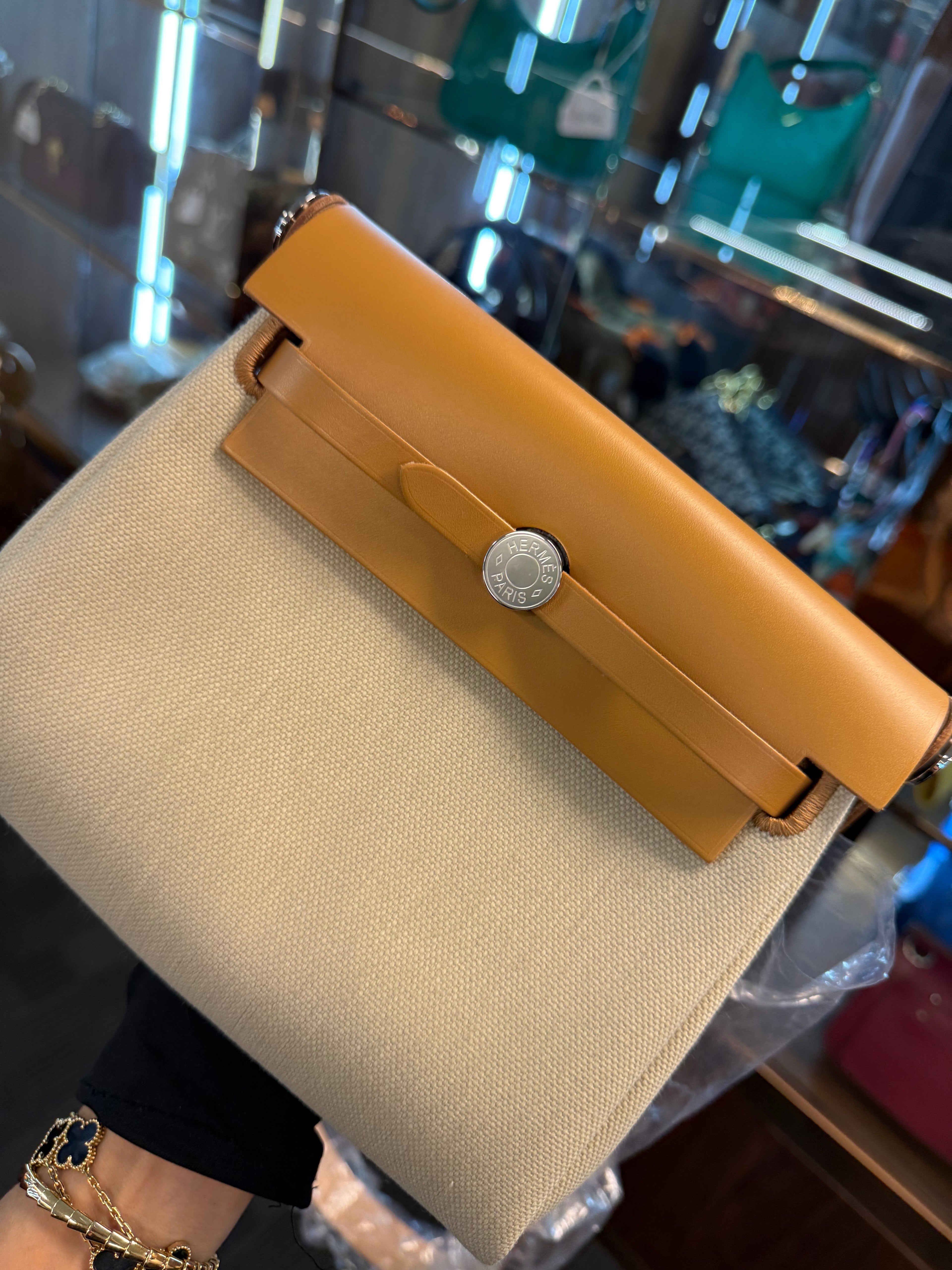 HERMES HERBAG MINI STAMP W