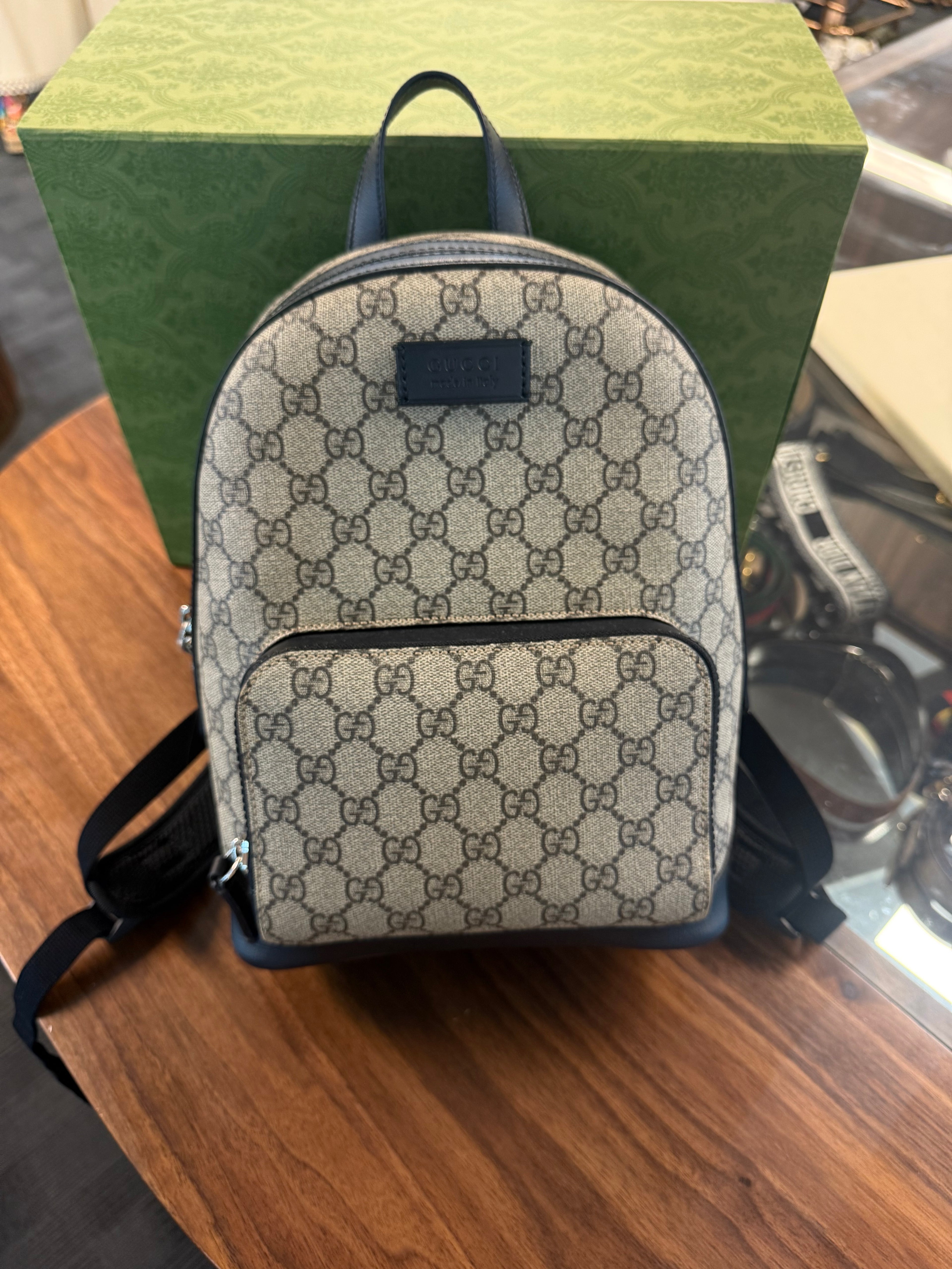GUCCI SMALL EDEN BACKPACK SUPREME CANVAS