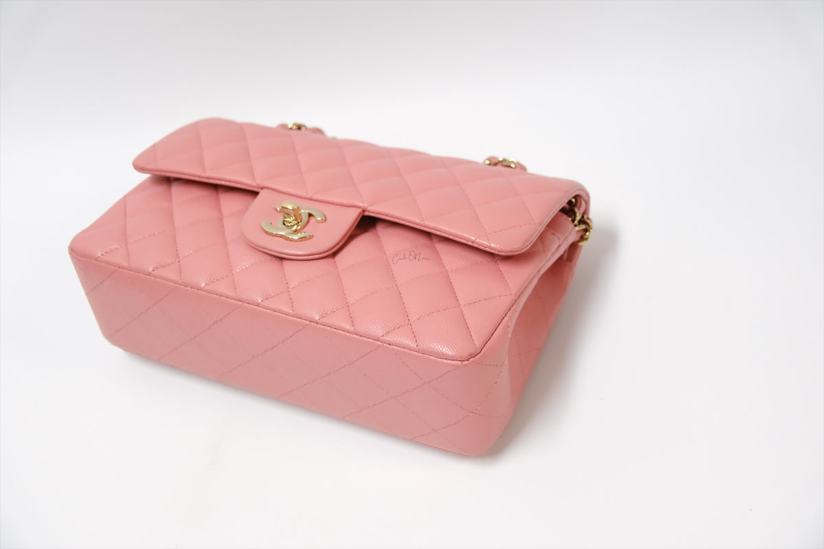 CHANEL CLASSIC SMALL PINK GHW