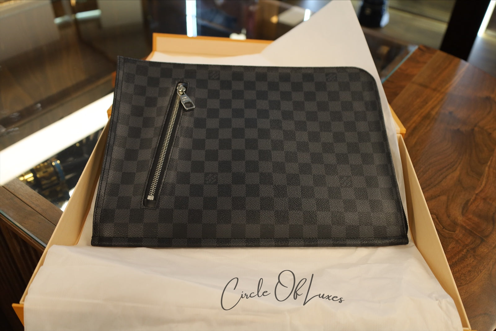 LOUIS  VUITTON DOCUMENT POUCH