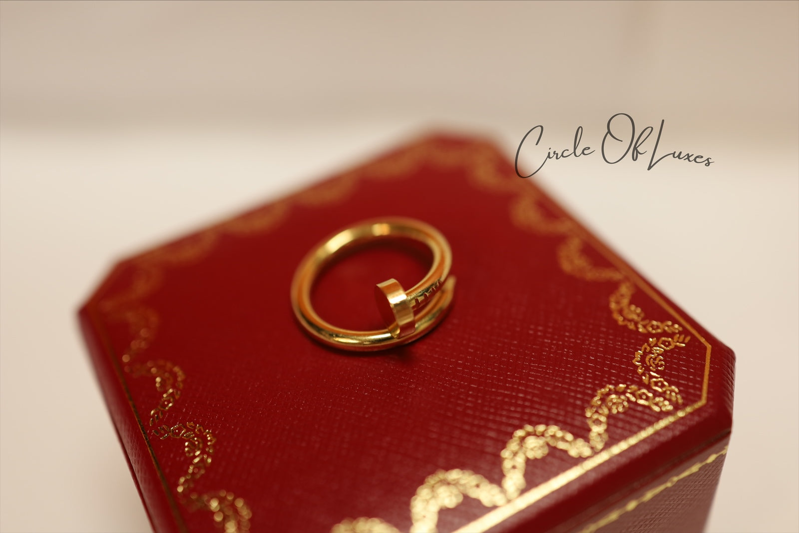 CARTIER JUC UN CLOU RING YG SIZE 55