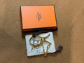 HERMES FILOU GLOVE CLIP ROSE GOLD PLATED METAL