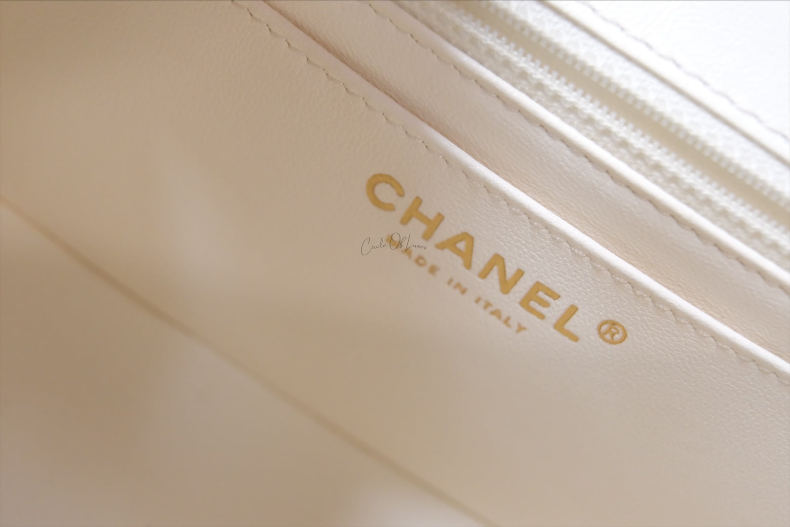 CHANEL MINI REISSUE CALFSKIN WHITE CREAM GBHW  CODECHIP