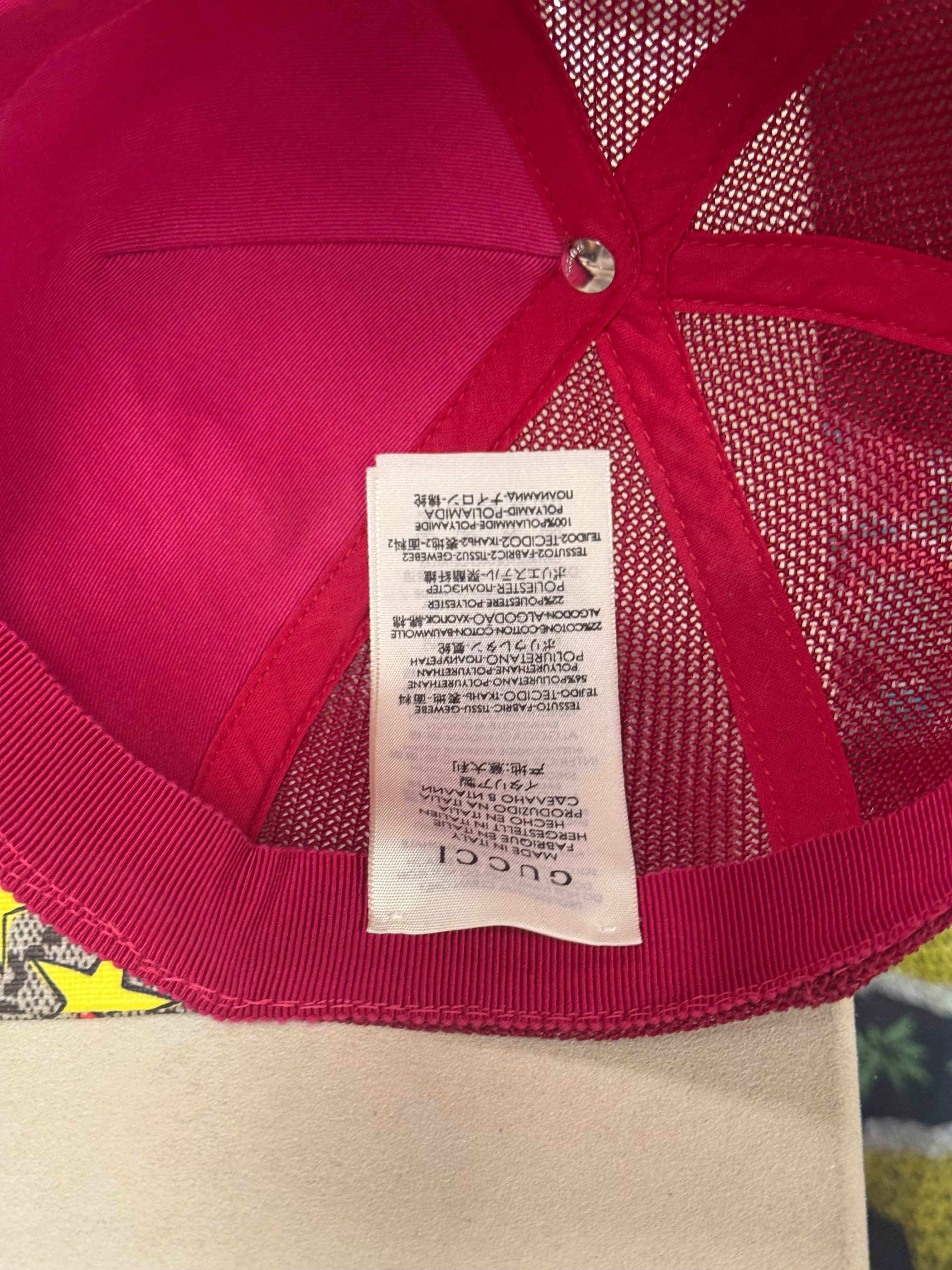 GUCCI KID CAP CANVAS HAT