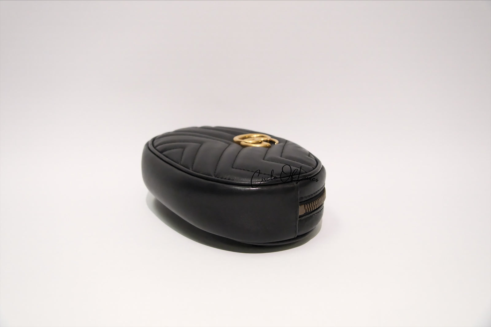 GUCCI MARMONT BUMBAG BLACK MATELASSE