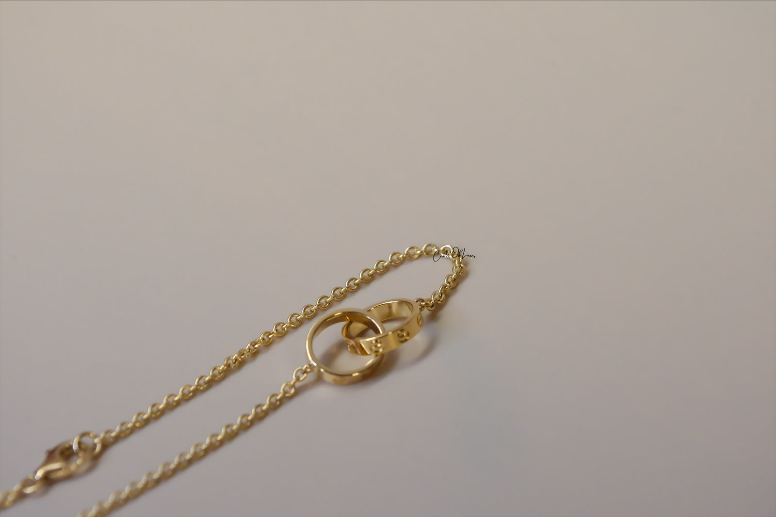 CARTIER LOVE BRACLET ON CHAIN YELLOW  GOLD