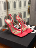 BOTTEVEGA VENETA STRETCH ATRAP SANDAL SIZE 39 (New)