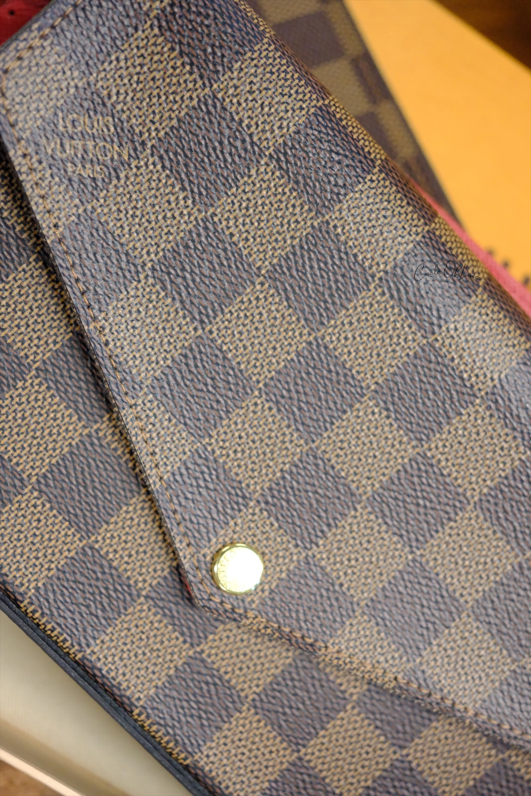 FELEICE POCHETTE DAMIER EBEN ,FULLSET