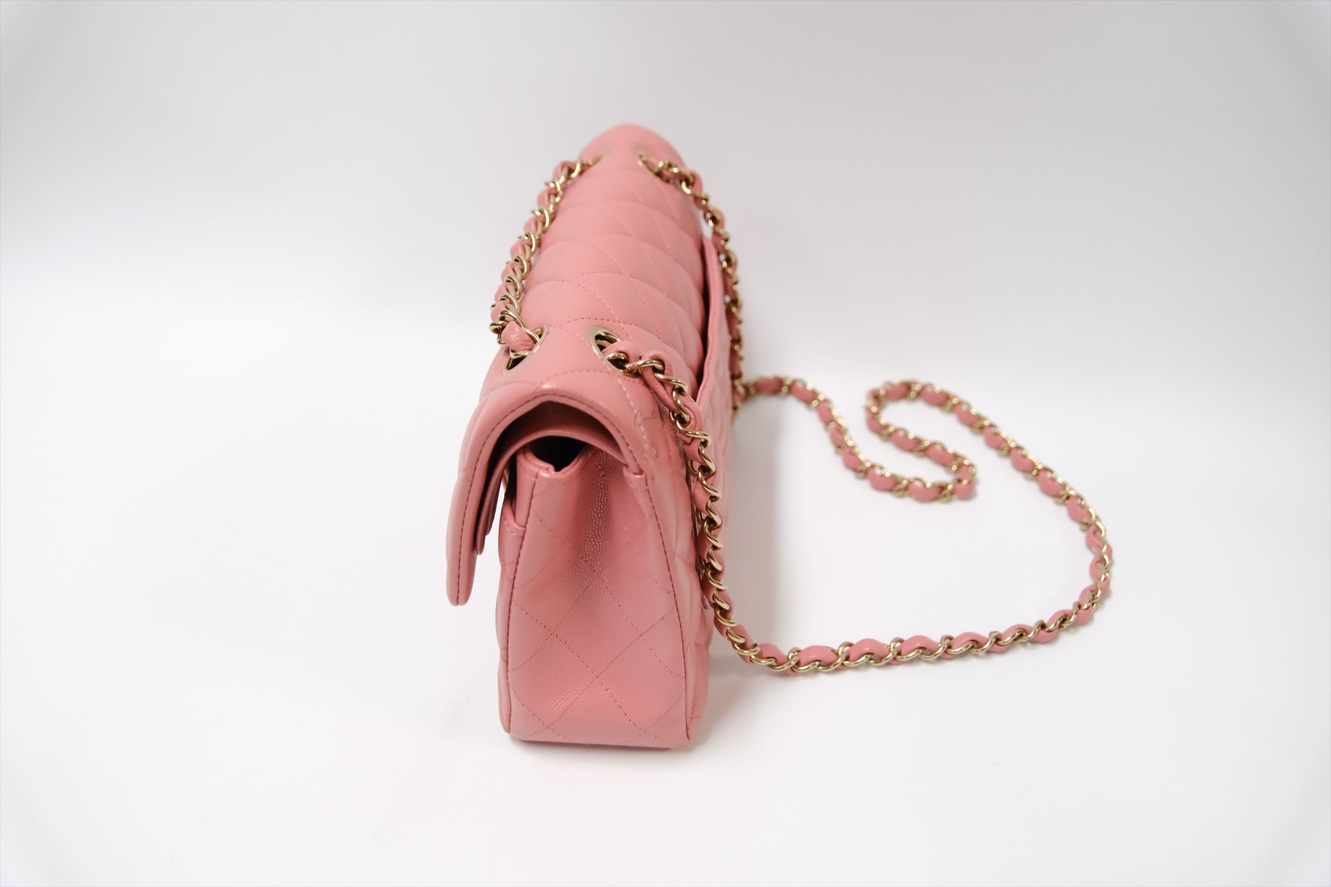 CHANEL CLASSIC SMALL PINK GHW