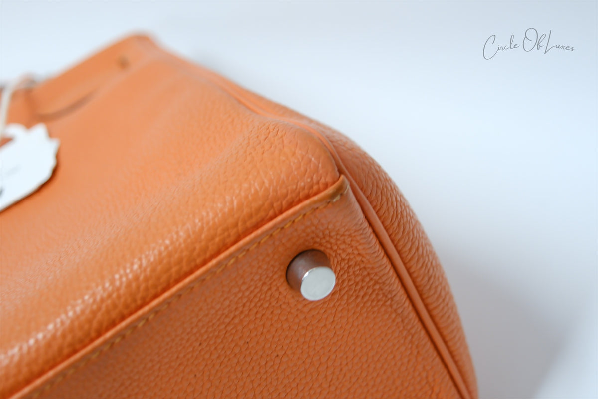 HERMES KELLY 28 TOGO ORANGE SHW
