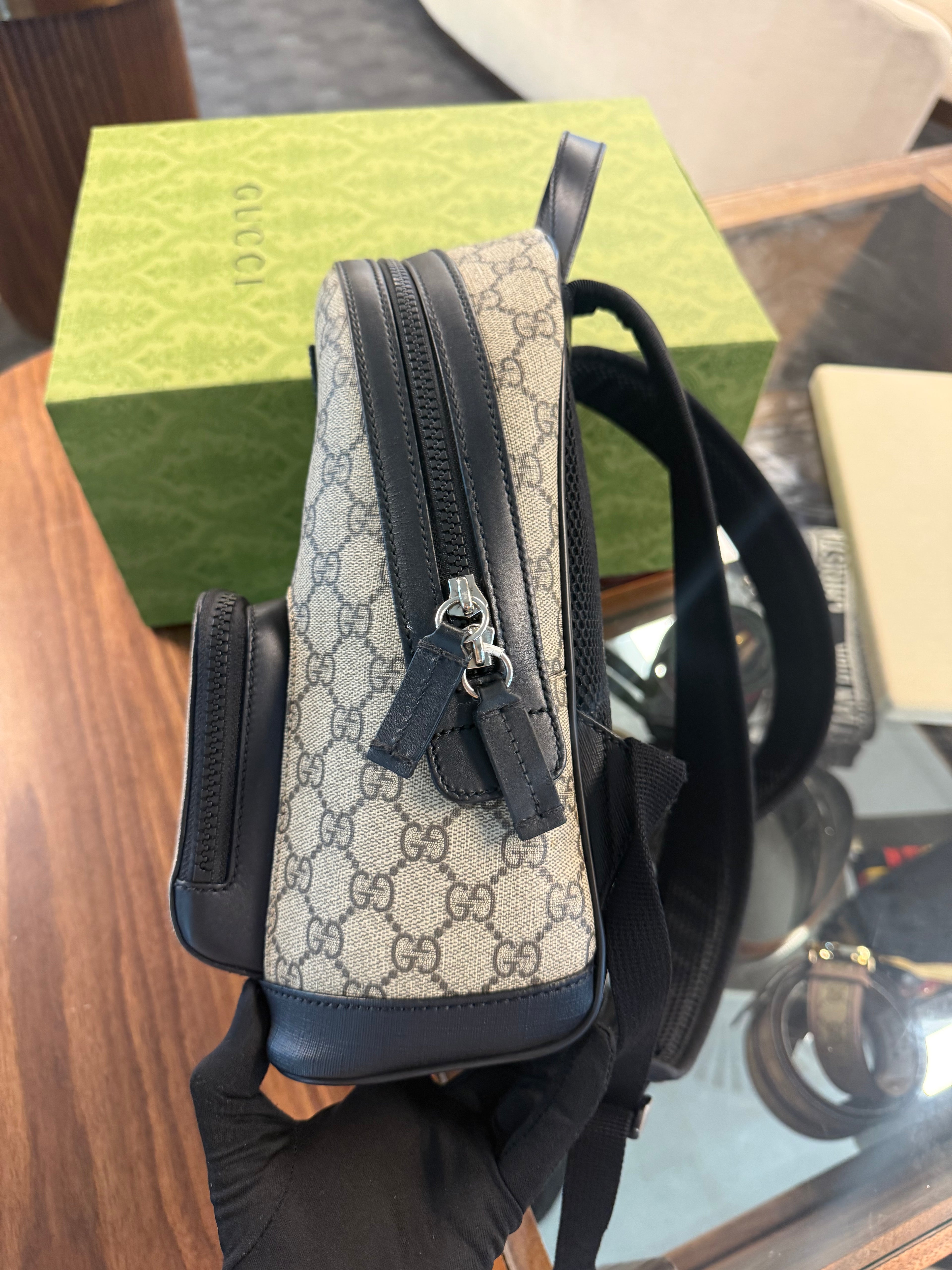 GUCCI SMALL EDEN BACKPACK SUPREME CANVAS