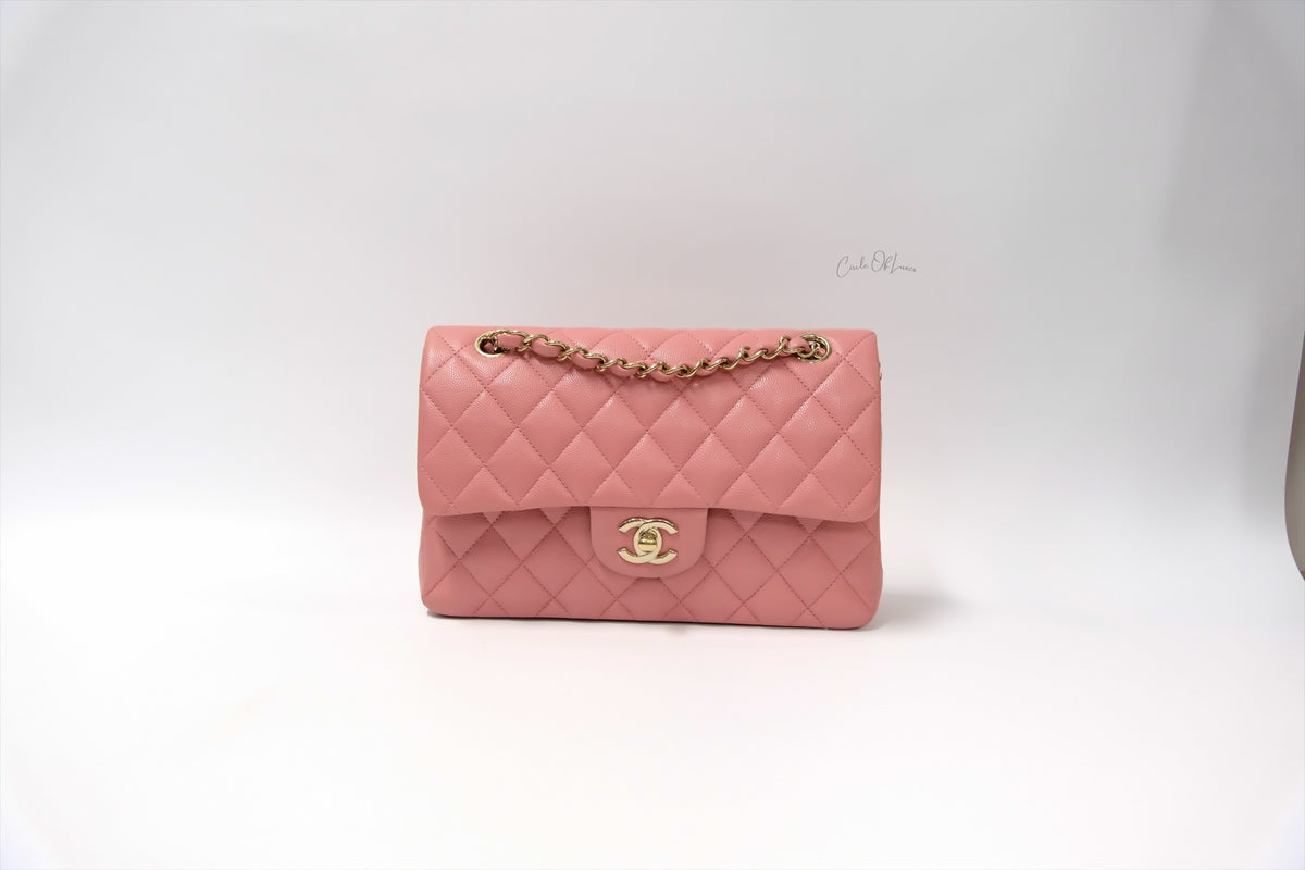 CHANEL CLASSIC SMALL PINK GHW