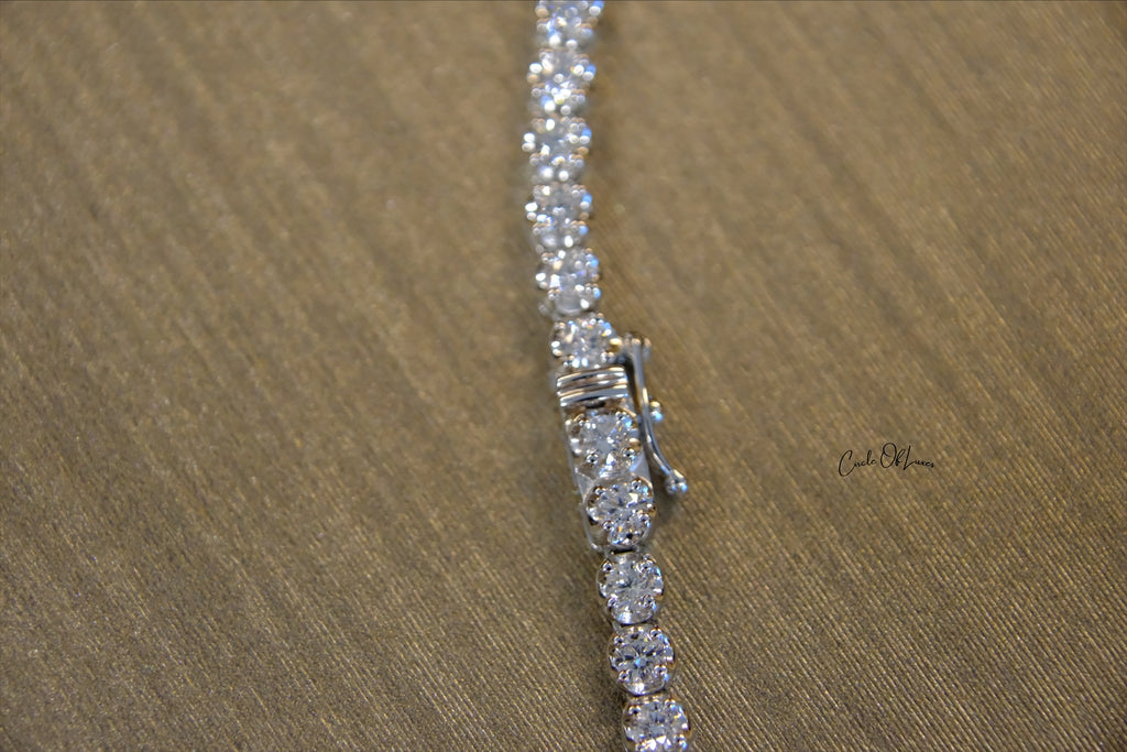 TENNIS NECKLACE DIAMONDS WHITE  GOLD