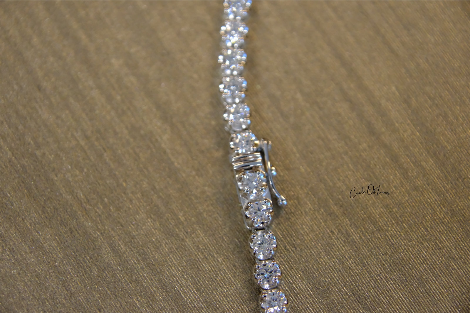 TENNIS NECKLACE DIAMONDS WHITE  GOLD