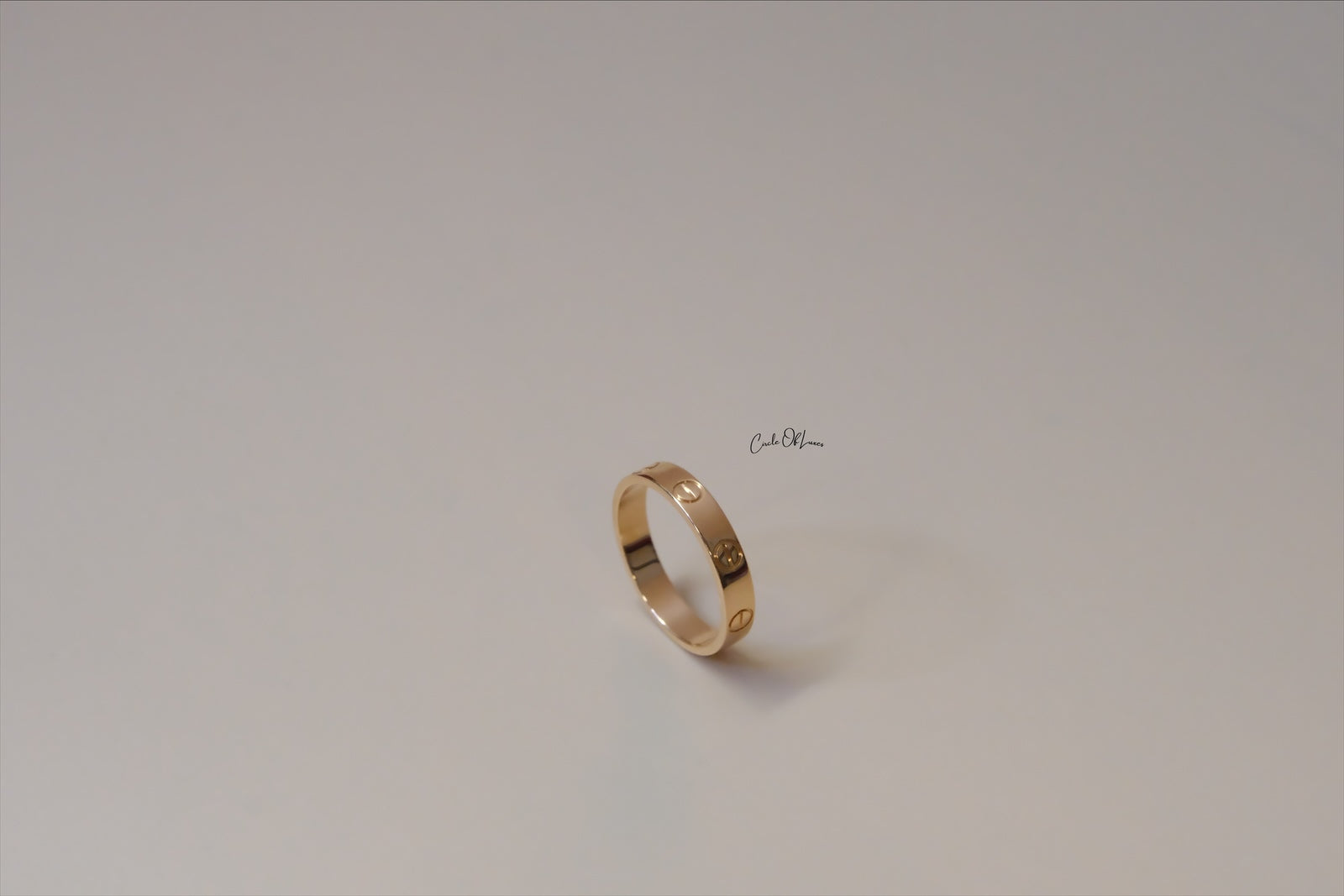 CARTIER LOVE RING  SIZE  52 ROSE GOLD  SMALL MODEL