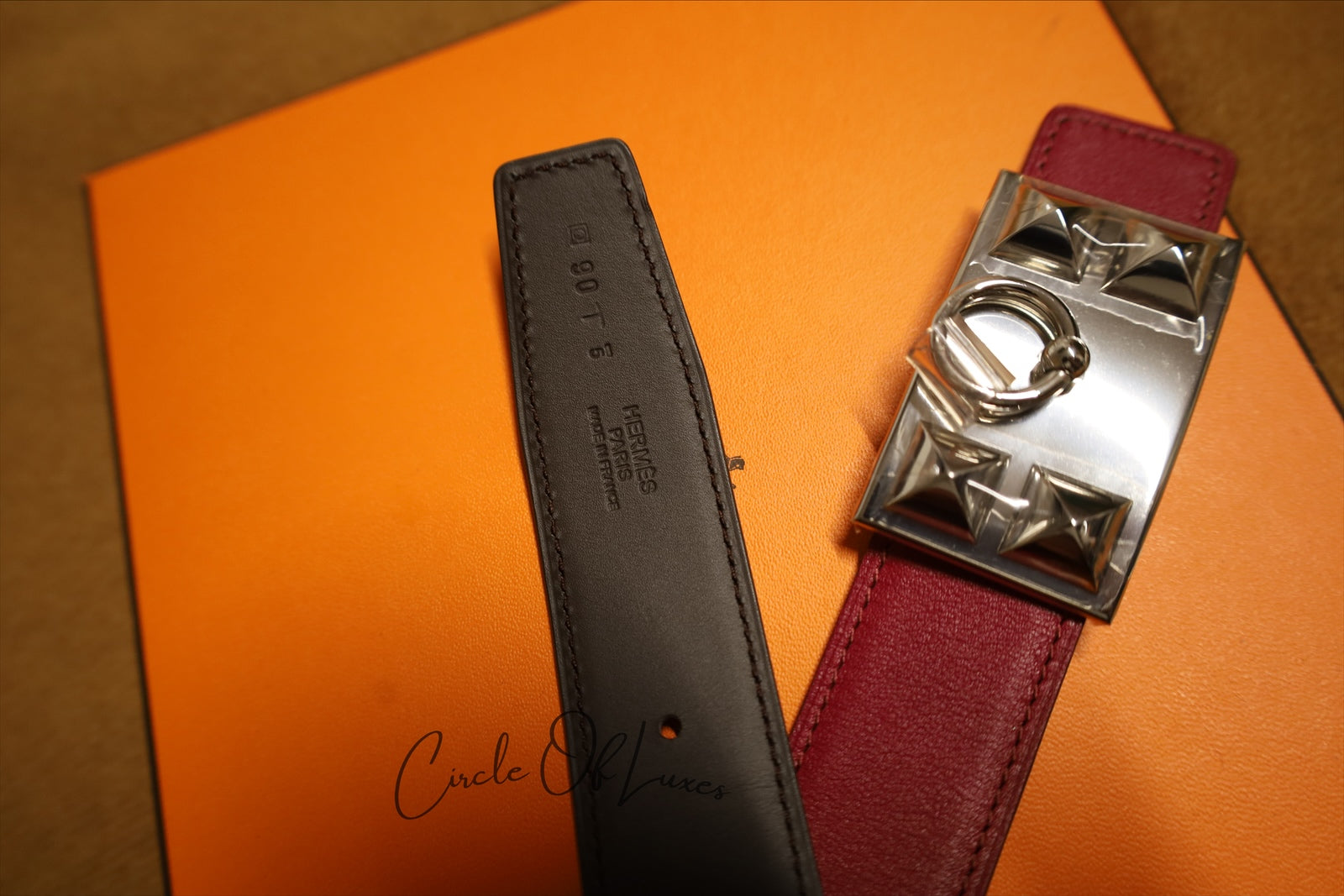 HERMES BELT SIZE 90